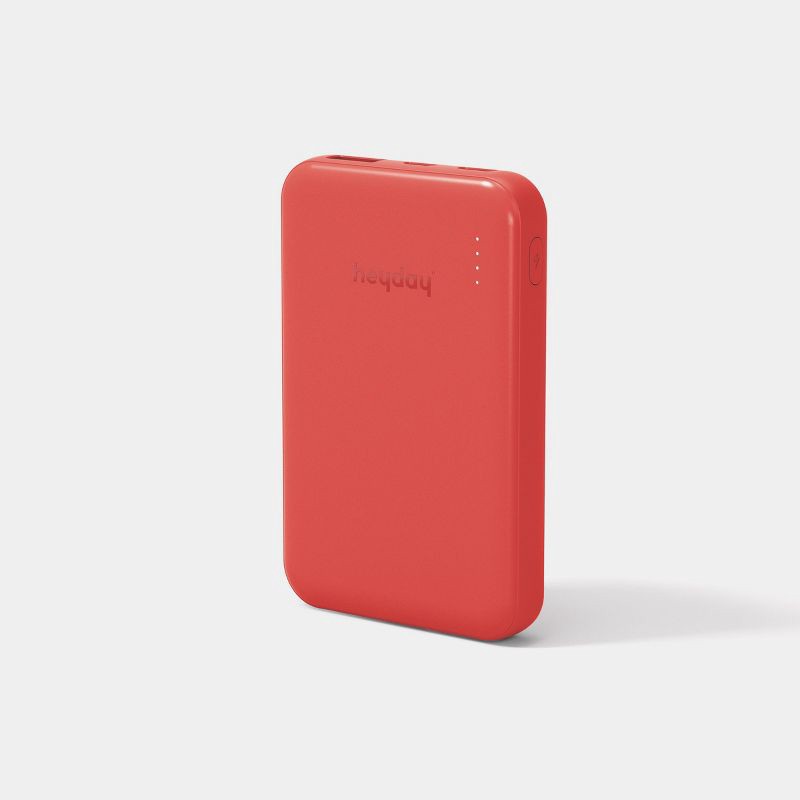 slide 1 of 7, 5000mAh Power Bank - heyday™ ️Poppy Red, 1 ct