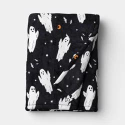 Halloween Ghost Throw Blanket Black/White - Hyde and EEK! Boutique™