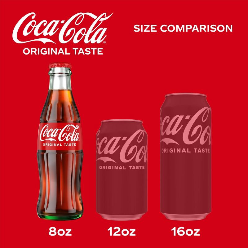slide 6 of 11, Coca-Cola Soda with Cane Sugar - 6pk/8 fl oz Glass Bottles, 6 ct; 8 fl oz