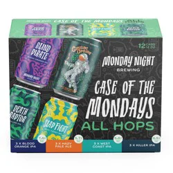Monday Night Brewing IPA Variety - 12pk/12 fl oz Cans
