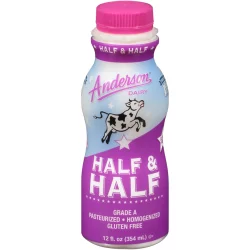 ANDERSON DAIRY Ad Half & Half