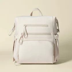 Boxy Solid Backpack Diaper Bag - Light Tan - Cloud Island™