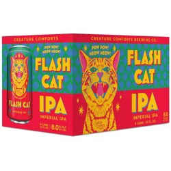 Creature Comforts Brewing Co. Creature Comforts Flash Cat Imperial IPA - 6pk/12 fl oz Cans