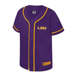 NCAA LSU Tigers Boys' Baseball Jersey - XL