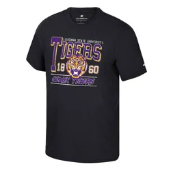 NCAA LSU Tigers Men's Distressed T-Shirt - XL