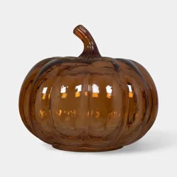 6.5" Medium Glass Fall Pumpkin - Threshold™: Fall