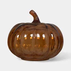 6.5" Medium Glass Fall Pumpkin - Threshold™: Fall