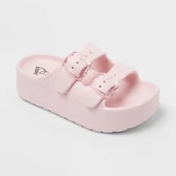 Kids' Falda EVA Double Strap Platform Slides - art class™ Pink 4
