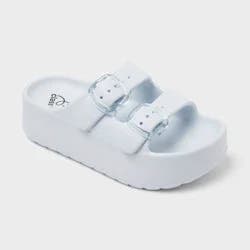Kids' Falda EVA Double Strap Platform Slides - art class™ Light Blue 3