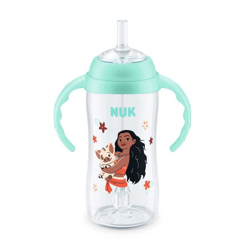 slide 1 of 8, NUK 10 fl oz Plastic Disney Learner Sippy Cup - Moana, 10 fl oz