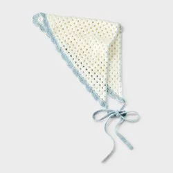 Scallop Knit Headscarf - Wild Fable™ Cream