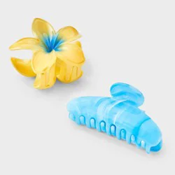 Hibiscus Claw Hair Clip - Wild Fable™ Yellow