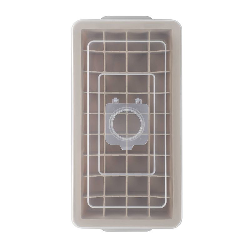 slide 1 of 5, Cook With Color Silicone Ice Tray Beige, 1 ct