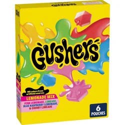 Fruit Gushers Gushers Fruit Snacks Lemonade Mix - 4.8oz/6ct