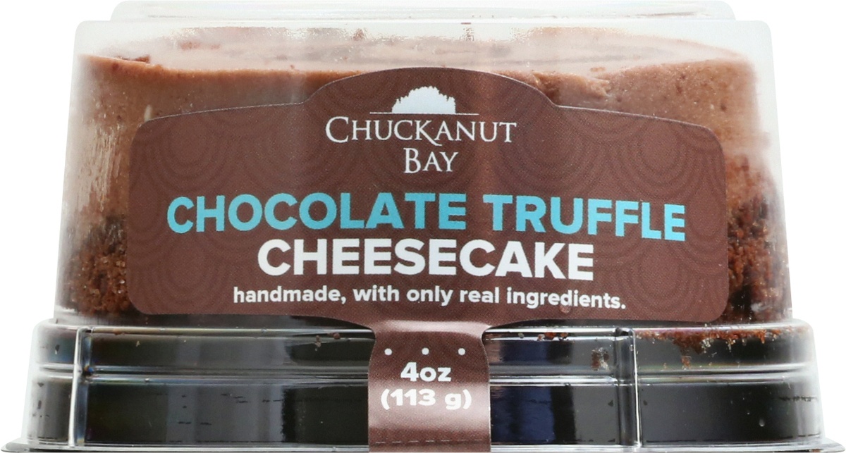 slide 6 of 9, Chuckanut Bay Chocolate Truffle Cheesecake 4 oz, 4 oz
