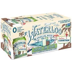 Waterloo Sparkling Water Coconut Lime Cooler - 8pk/12 fl oz