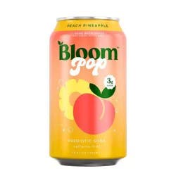 BLOOM Nutrition Pop Peach Pineapple - 12 fl oz Single