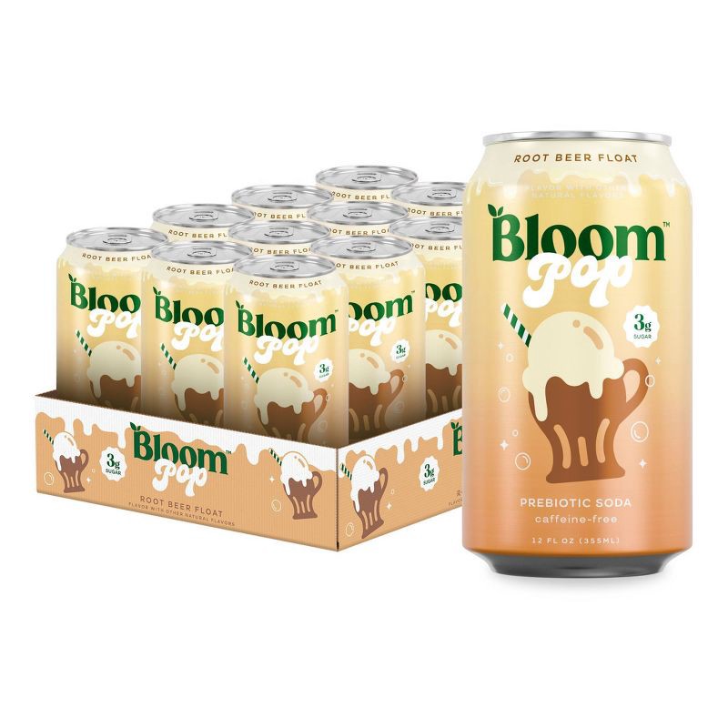 slide 2 of 4, BLOOM NUTRITION Pop Root Beer - 12oz Single, 12 oz
