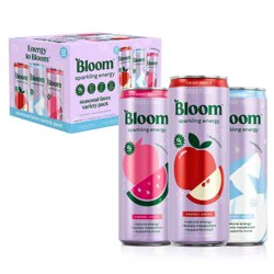 BLOOM NUTRITION Bloom Sparkling Energy Variety -12 fl oz/12pk