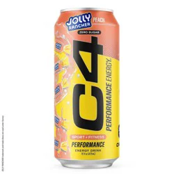C4 Performance C4 Smart Energy Performance Jolly Rancher Peach Energy Drink - 16 fl oz Can