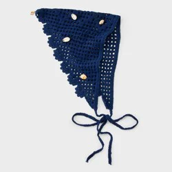 Knitted Headwrap with Shells - Universal Thread™ Black