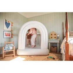SMOL Mini Rainbow Bounce House White