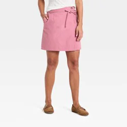 Women's Mini Wrap Skirt - Universal Thread™ Pink 8