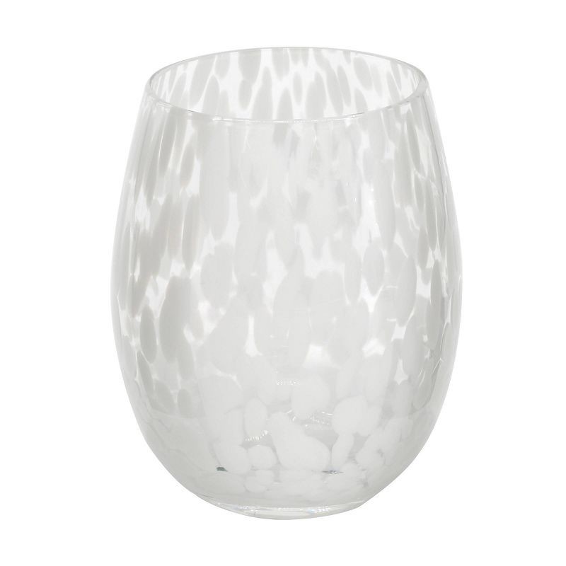 slide 1 of 3, Madison Home 16.9 fl oz Tortoise Stemless Wine Glass White, 16.9 fl oz