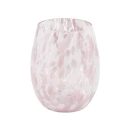 Madison Home 16.9 fl oz Tortoise Stemless Wine Glass Pink