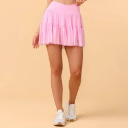 Blogilates Women's Mommy & Me Ballerina Skort - Light Pink L