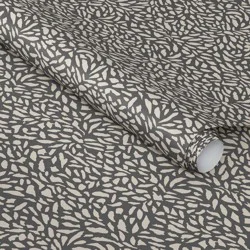 Abstract Leaves Tan and Gray Peel and Stick Wallpaper - Threshold™
