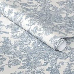 Toile Blue Floral Peel and Stick Wallpaper - Threshold™