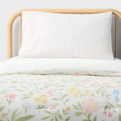 Twin Garden Floral 3pc Microfiber Kids' Value Bedding Set - Pillowfort™