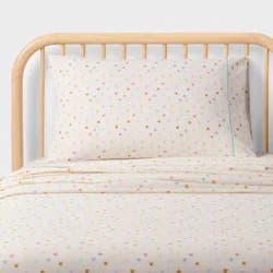 Twin Multi Stars Kids' Brushed Cotton Sheet Set - Pillowfort™