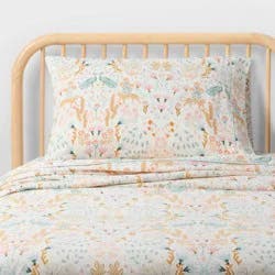 Twin Garden Animals Kids' Brushed Cotton Sheet Set - Pillowfort™