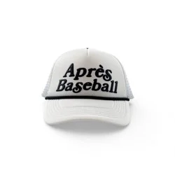 Talisman Après Baseball White and Black Foam Trucker Hat