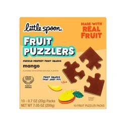 Little Spoon Kids' Fruit Puzzlers Mango Fruit Snacks Made with Real Fruit - 7.05 oz/10ct