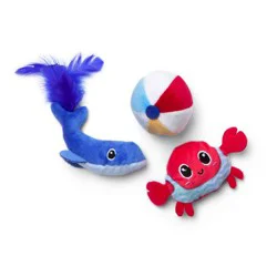 Quirky Kitty Whaley Fun Day Plush Cat Toy