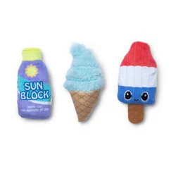 Quirky Kitty Summer Vacation Plush Cat Toy