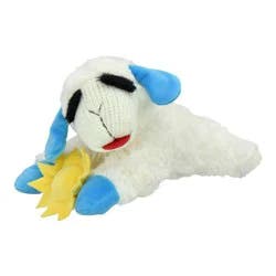 Multipet Lamb Chop holding Sun Summer Dog Interactive Plush Toy - White