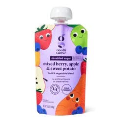 Mixed Berry, Apple & Sweet Potato Pouch - 3.5oz - Good & Gather™