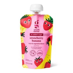 Strawberry Banana Pouch - 3.5 oz - Good & Gather™