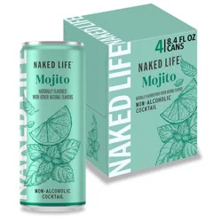 NAKED LIFE Non-Alcoholic Mojito - 4pk/8.4 fl oz Cans