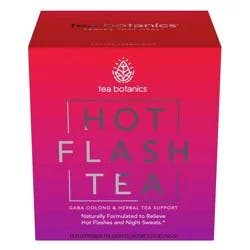 Tea Botanics Hot Flash Pyramid Tea Sachets - 15ct
