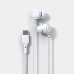 Wired In-Ear Earbuds with Microphone USB-C - heyday™ White