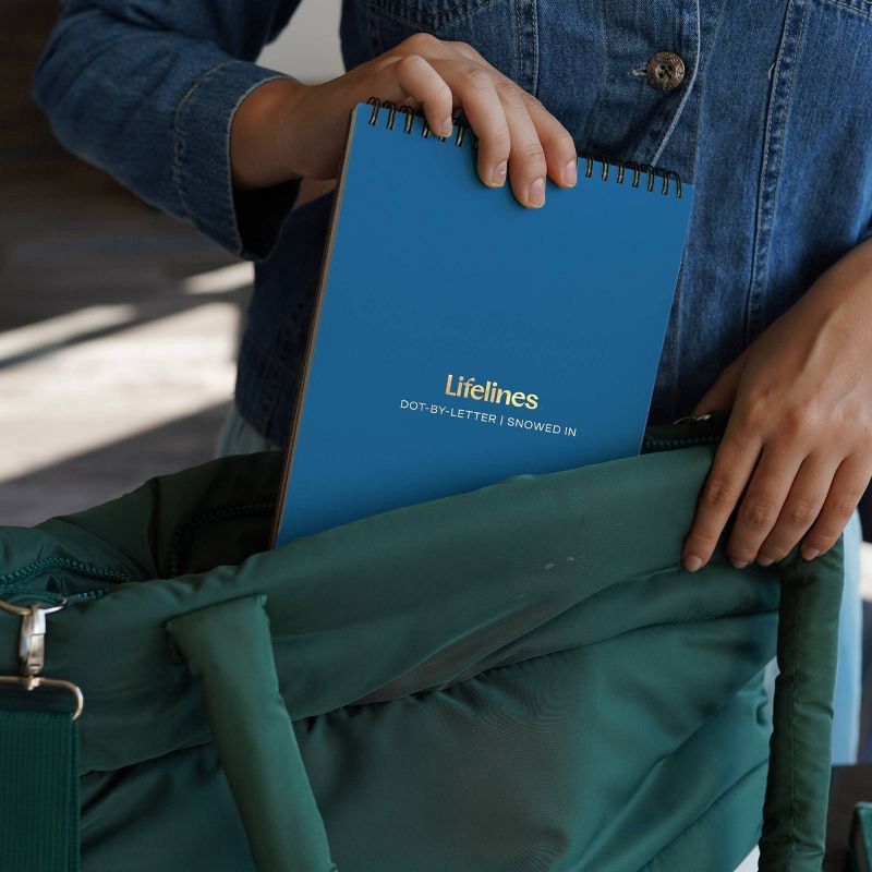 slide 7 of 12, Lifelines FlowArt: Dot-By-Letter Snowed In, 1 ct