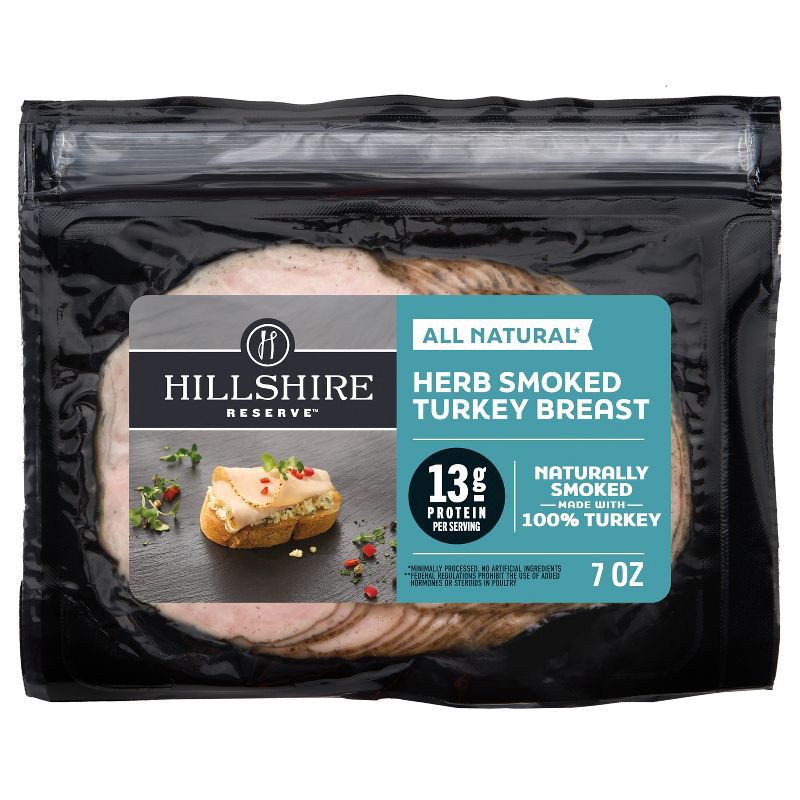 slide 1 of 9, Hillshire Farms Reserve Savory Herb Turkey - 7oz, 7 oz