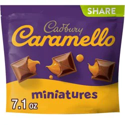 Cadbury Caramello Miniatures Milk Chocolate Caramel Candy - 7.1oz