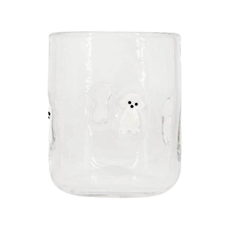 slide 1 of 4, Madison Home 16 fl oz Icon Juice Glass Dog White Fluffy, 16 fl oz