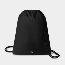 Champion Center 18" Drawstring Bag - Black